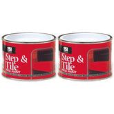 2X Step & Tile Red Paint Tin 180ml Tin Paint